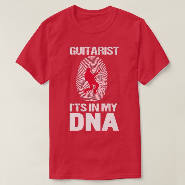 Manar Guitarist är min DNA-funktion Guitar Coach87 T Shirt (Design framsida)