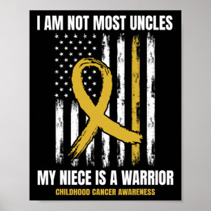 Manar Guld Barnomadskap Medvetenhet om cancer Niec Poster