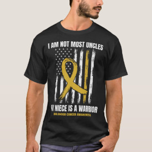 Manar Guld Barnomadskap Medvetenhet om cancer Niec T Shirt