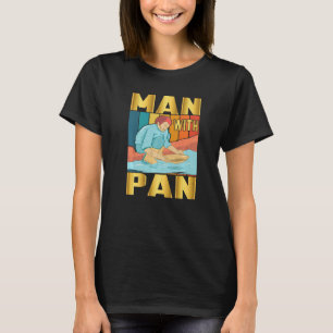 Manar Guld Panning Man med Pan Guld Prospector 1 T Shirt