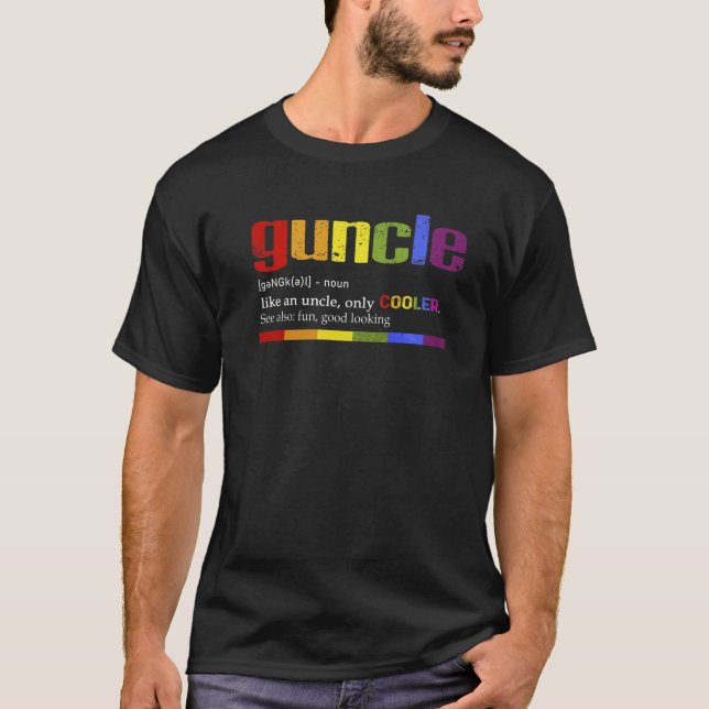 Manar Guncle Definition HBT-Pride - Tee for Gay UN (Framsida)