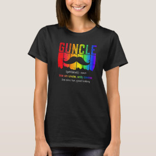 Manar Guncle Definition Rainbow Flagga Lgbtq Pride T Shirt