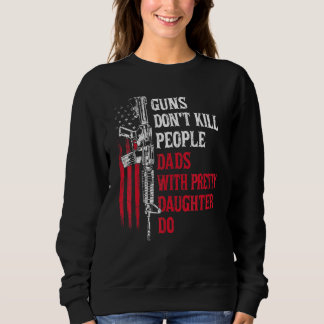 Manar Guns ger inte Döda Pappor med Söt Daught T Shirt