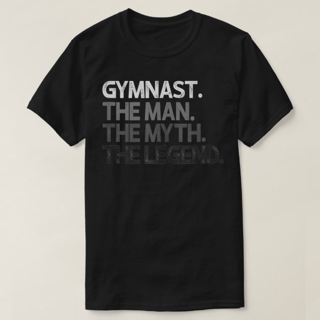 Manar Gymnast Gymnastics Man MythGift T Shirt (Design framsida)