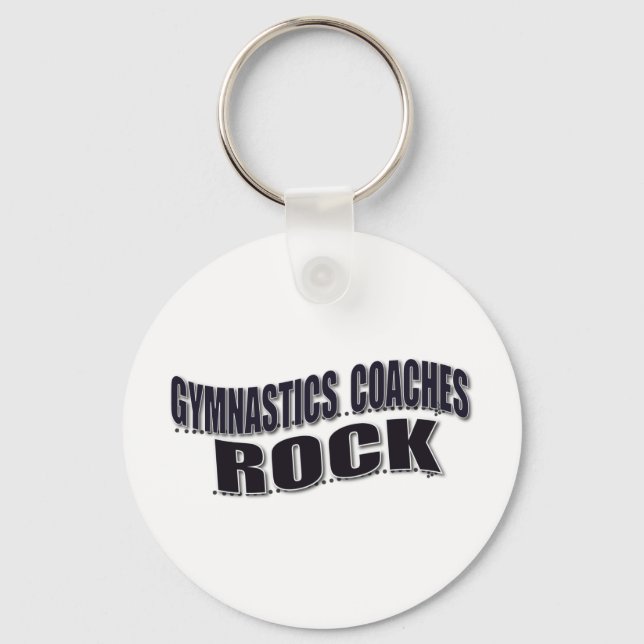 Manar Gymnastics Coach Gifts Nyckelring (Framsida)