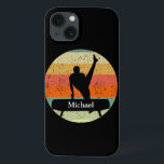 Manar Gymnastics Male Gymnast at Sunset Anpassning<br><div class="desc">Manar Gymnastics Boys Team Sunset iphone case med din personlig eller namn. Starka manliga gymnast på en pommelhäst framför en återgångsbild av coolan.</div>