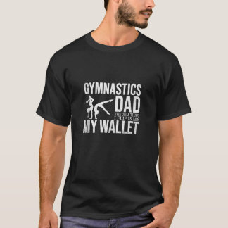 Manar Gymnastics Pappa My Wallet Far Dag från Da T Shirt