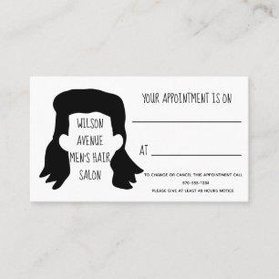 Manar Hair Salon Barber Mullet Möte Visitkort