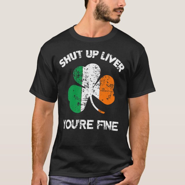 Manar Håll käften Du är Bra, St. Patrick's Day T Shirt (Framsida)