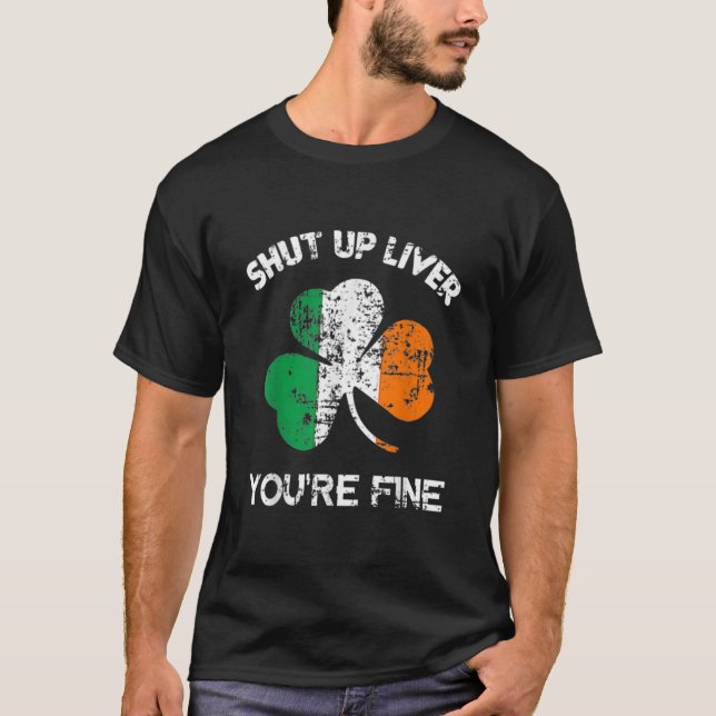 Manar Håll käften Du är Bra, St. Patrick's Day T Shirt (Framsida)