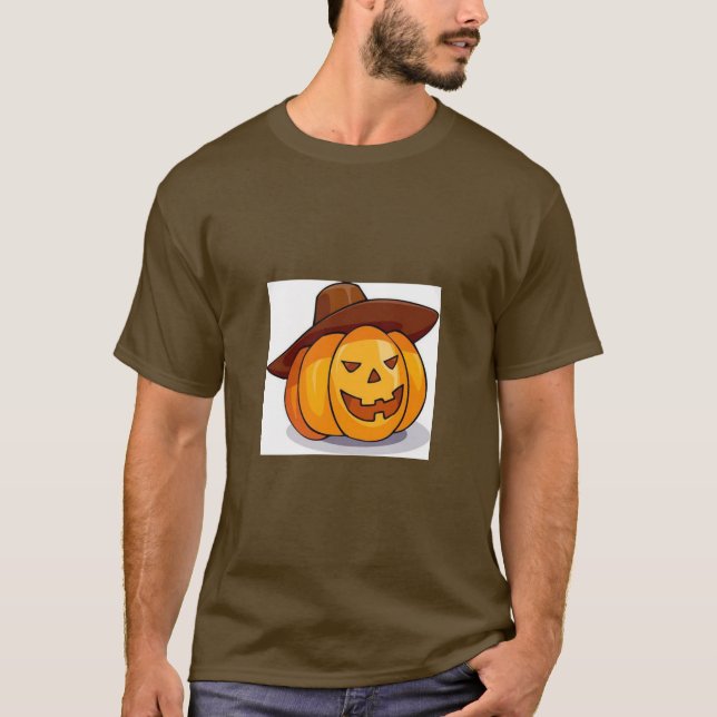 Manar Halloween Jack-O-Lantern T-Shirt (Framsida)
