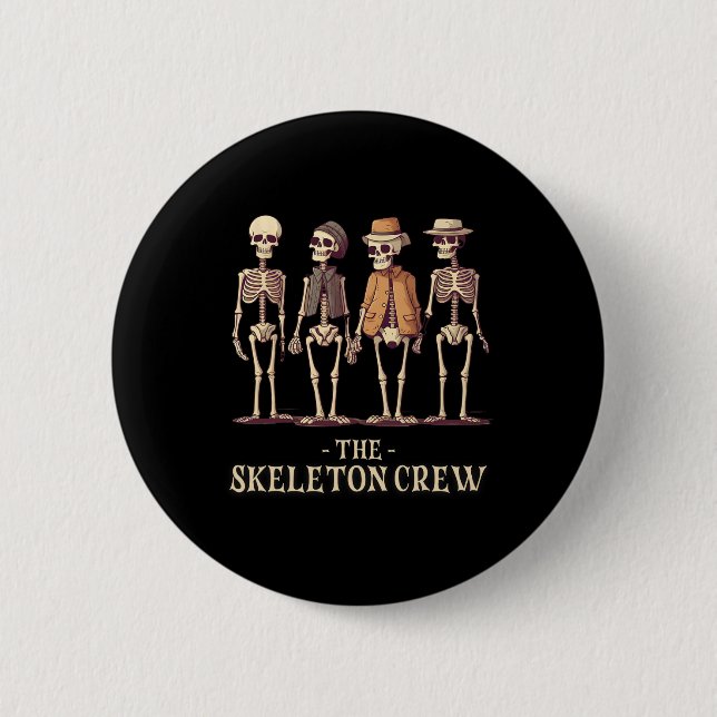 Manar Halloween Skeleton Crew Knapp (Framsida)