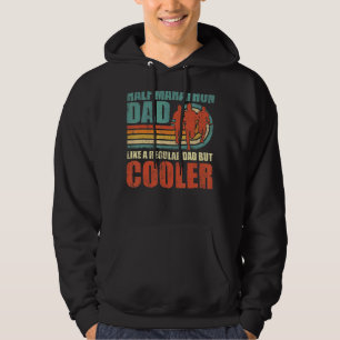 Manar halv maraton Pappa som ett vanligt Pappa men Hoodie