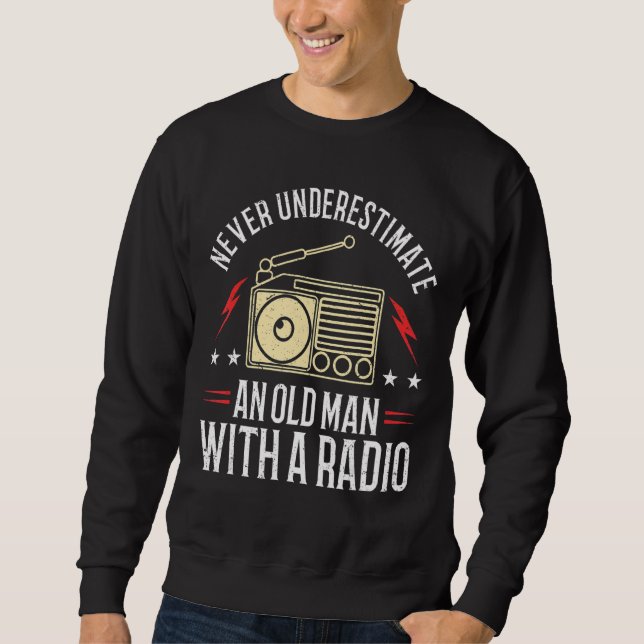 Manar Ham Radio Gear Ham Operator Amateur Radio Lång Ärmad Tröja (Framsida)