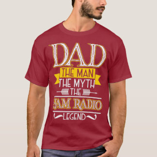 Manar Ham Radio Pappa's Gifts for Pappor - Far T Shirt