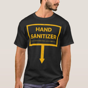 Manar Hand Sanitizer lustig vuxen gult humor manar T Shirt