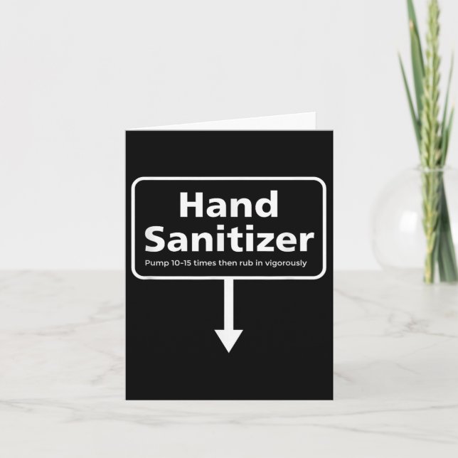 Manar Hand Sanitizer - Vuxen humor-julen - Ljuny Kort (Framsida)