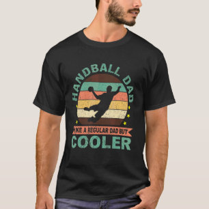 Manar Handball Pappa-jump Shot Boll-dragteknik T Shirt