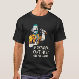 Manar Handyman Grandpa Skills Repvernör Verktyg Me T Shirt
