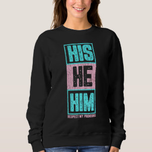Manar Hans han respekterar min Roligt Lgbtq Tran T Shirt