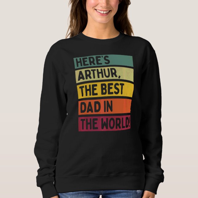 Manar Här är Arthur den bästa Pappan i världen. T Shirt (Framsida)