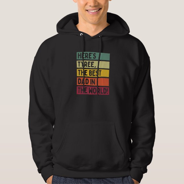 Manar här är världens bästa Pappa i Far Hoodie (Framsida)