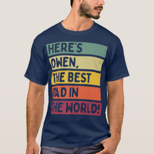 Manar här är världens bästa Pappa i Far" T Shirt