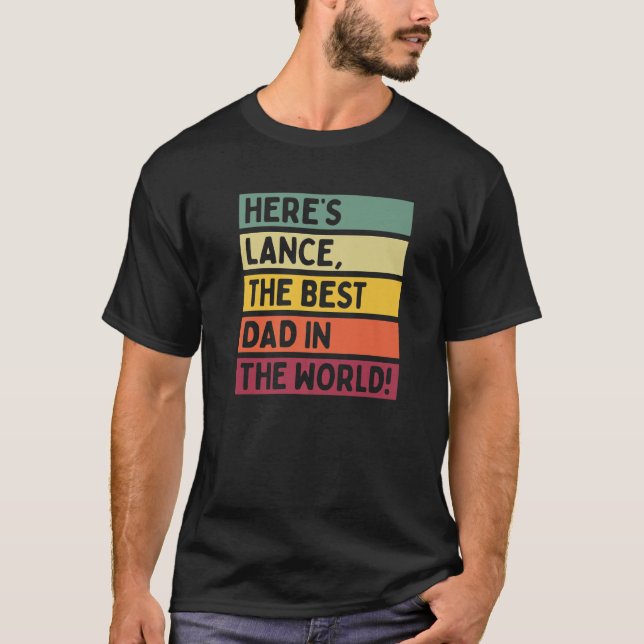 Manar här är världens bästa Pappa i Far T Shirt (Framsida)