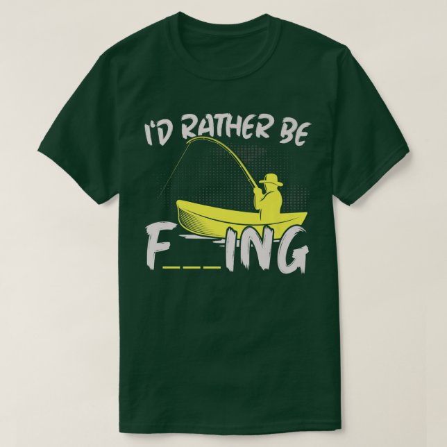 Manar har en saltvattensfiskare som fiskar efter h t shirt (Design framsida)