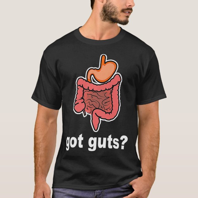 Manar Har Guts Funny Gastrointestinal GI Nurse T Shirt (Framsida)
