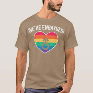 Manar har varit engagerat i giftermål med LGBT Gay T Shirt