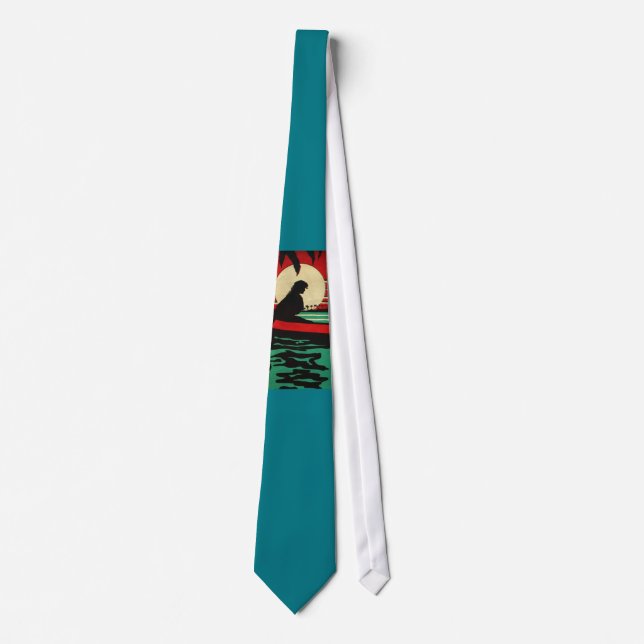 Manar Hawaiian Surfer Tie Slips (Framsida)