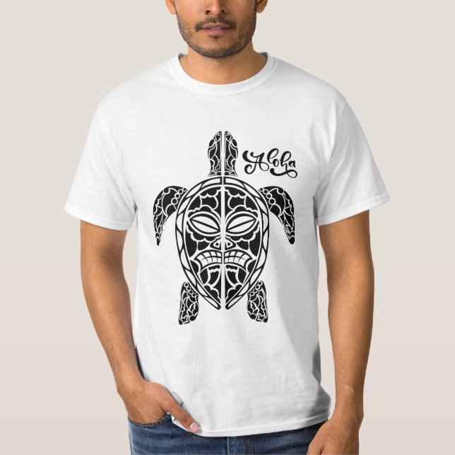 Manar Hawaiian Turtle T-Shirt (Framsida)