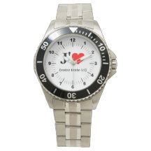 Manar Heart Stainless Steel Bracelet Watch