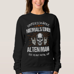 Manar Heavy Metall Död Chip Fork Skull T Shirt