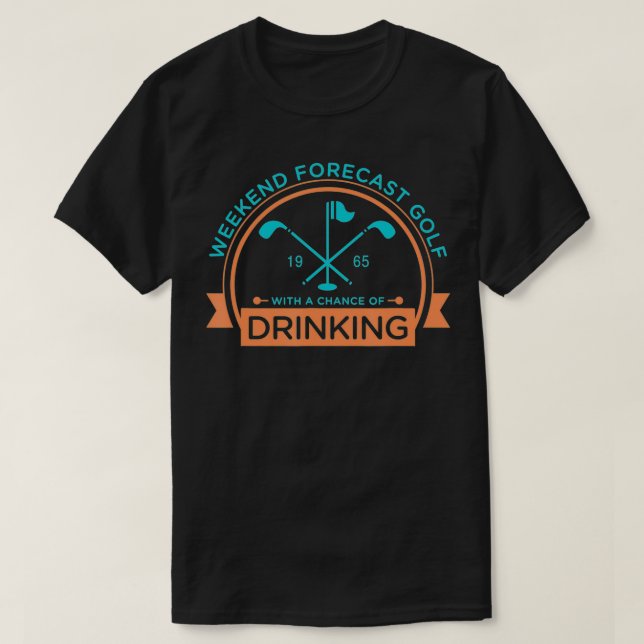 Manar Helg prognosGolf med en drakisk chans T Shirt (Design framsida)