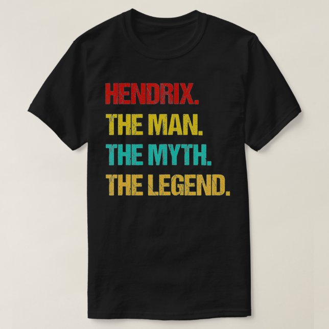 Manar Hendri The Man the Myth the Legend T Shirt (Design framsida)