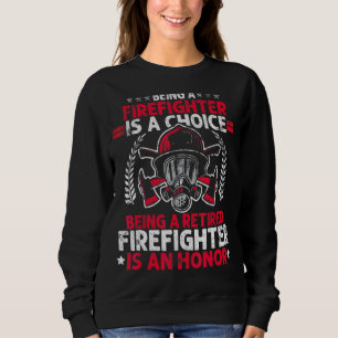 Manar Heroic Fireman Idea Retrött Firefighter T Shirt