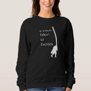 Manar Highland Games Caber Toss som en chef Premiu T Shirt