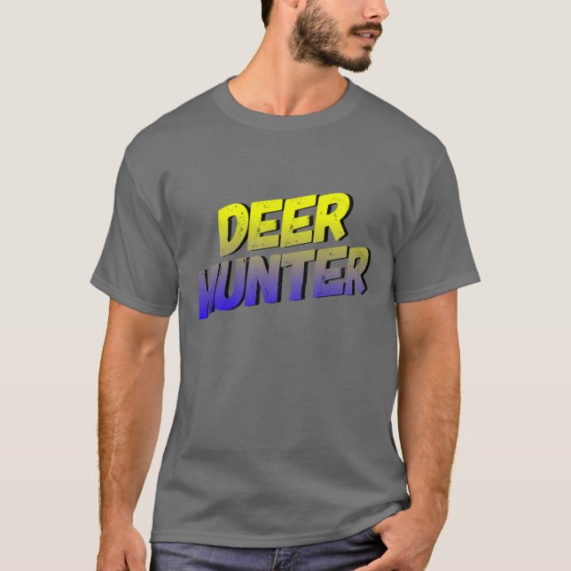 Manar Hjort Hunter T-Shirt (Framsida)