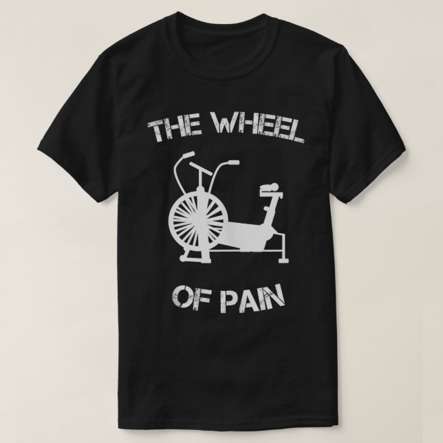 Manar Hjulet på smärtstillande bike Wod Fitness Wo T Shirt (Design framsida)