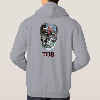 Manar Hoddie med Skull Designad av TOB Hoodie
