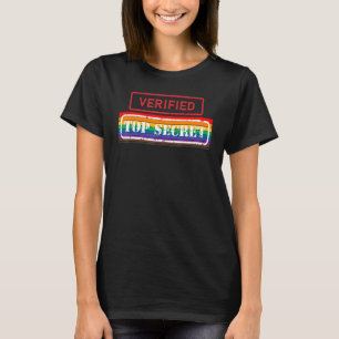 Manar Homosexual Gay Man har kontrollerat toppheml T Shirt