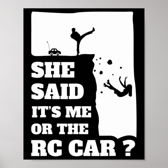 Manar hon sa sin Roligt till mig eller RC-bilen! Poster (Framsidan)