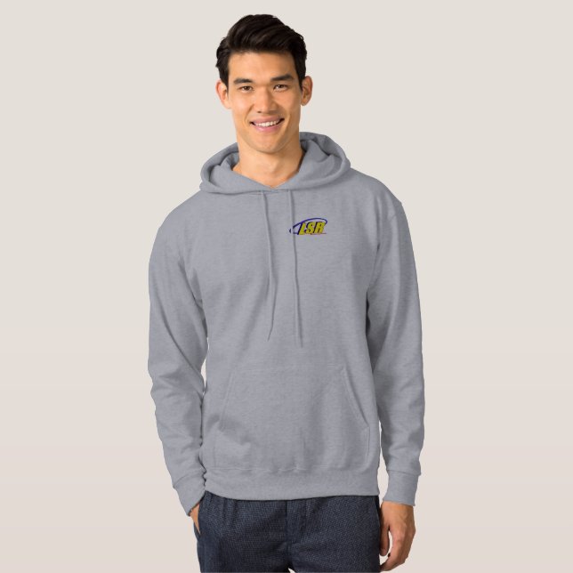 Manar Hooded tröja för LSR-/Campkaos i grå färg Hoodie (Hel framsida)