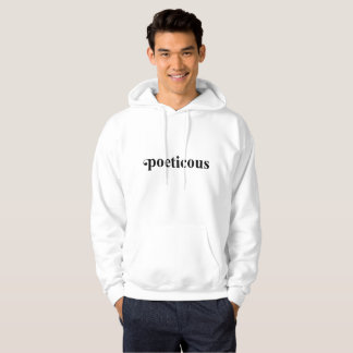 Manar Hooded White Poeticous Sweatshirt