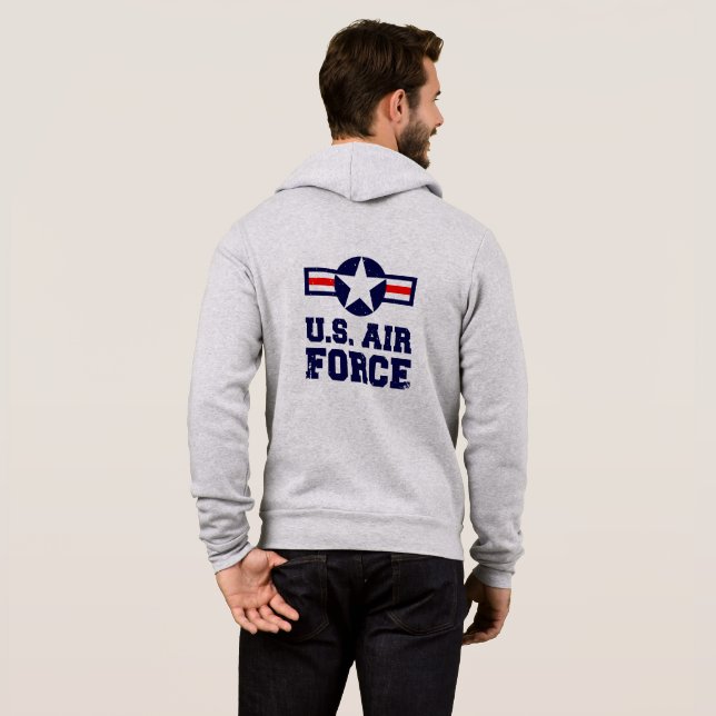 Manar Hoodie Luft Force T Shirt (Hel baksida)