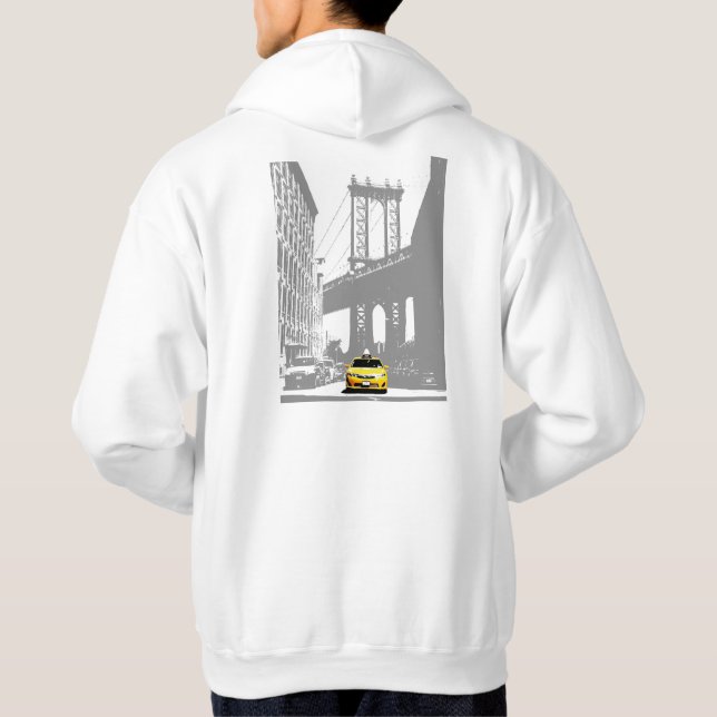 Manar Hoodie Template Brooklyn Bridge New York Cit (Baksida)