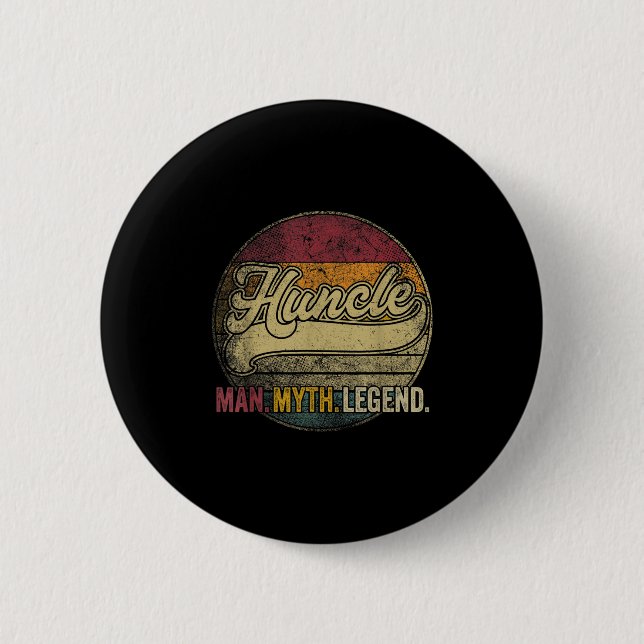 Manar Huncle Funny farbror Mannen Myth Legend Far Knapp (Framsida)