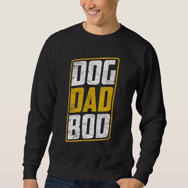 Manar Hund Pappa Bod Far Pappa Fars dag Hund do Lång Ärmad Tröja (Framsida)